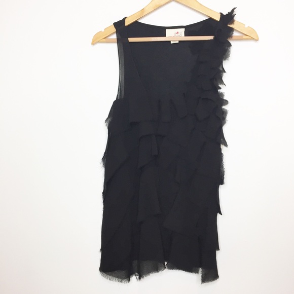 Redbird Tops - Redbird by Jodi Arnold black tank top blouse